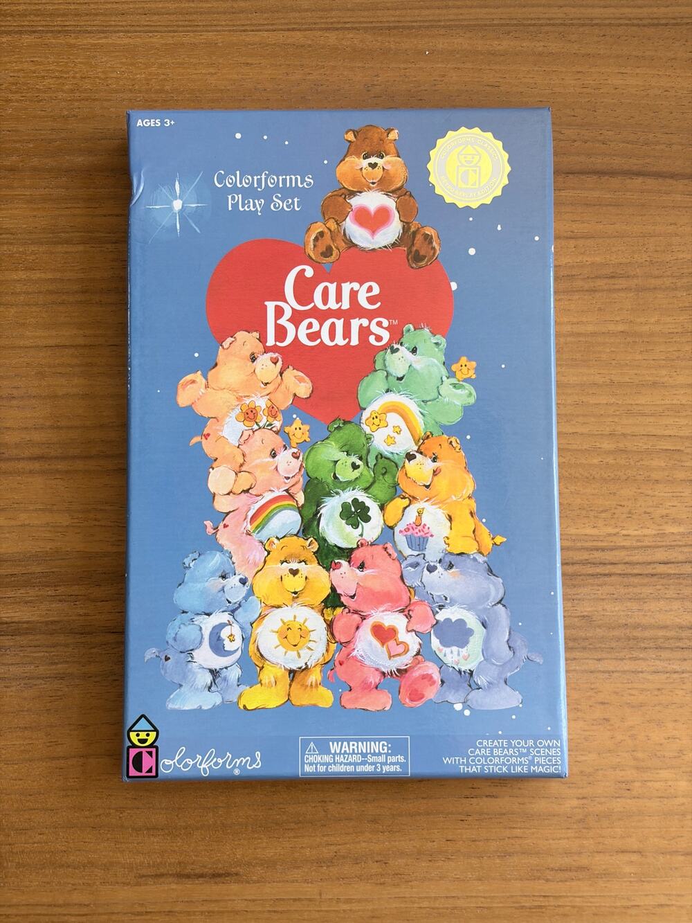 2019 Kahootz Care Bears Colorforms Play Set